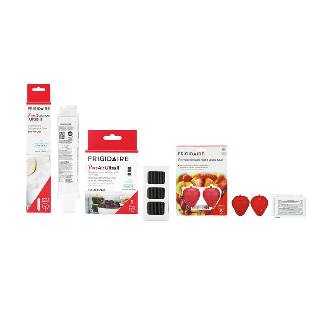 Frigidaire - PureSource Ultra (EPTWFU01) and PureAir Ultra II (PAULTRA2) and PureFresh (FRPFUFV2)  Water and Air Filter Combo Kit
