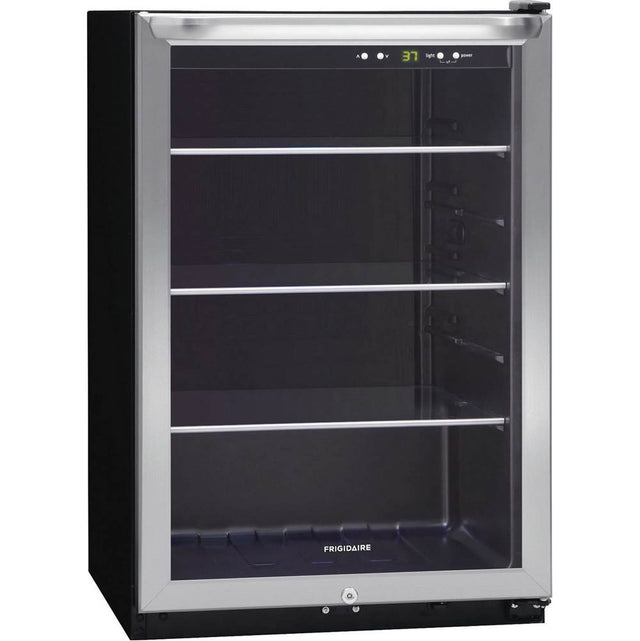 Frigidaire - 138 12 oz. Can Capacity Beverage Center - Stainless Steel