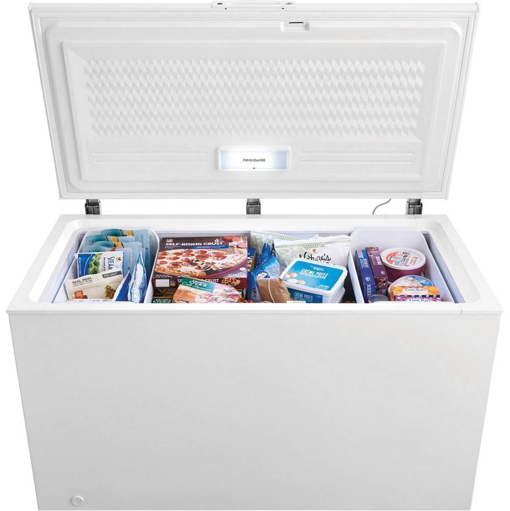 14.8 Cu Ft Chest Freezer 2 Baskets Manual Defrost