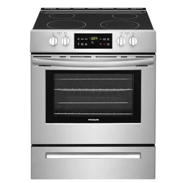 Frigidaire - 30'' Front Control Electric Range - Stainless Steel