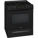 Frigidaire - 30'' Front Control Freestanding Electric Range - Black