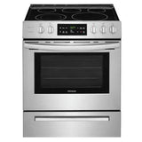 Frigidaire - 30'' Front Control Freestanding Electric Range - Stainless Steel
