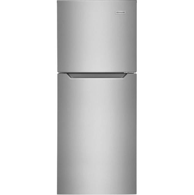 Frigidaire - 11.6 Cu. Ft. Top Freezer Apartment-Size Refrigerator - Brushed Steel