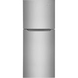 Frigidaire - 11.6 Cu. Ft. Top Freezer Apartment-Size Refrigerator - Brushed Steel