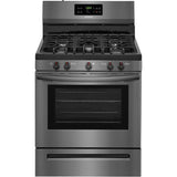 Frigidaire - 30'' Gas Range - Black Stainless Steel