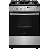 Frigidaire - 24'' Front Control Freestanding Gas Range - Stainless Steel