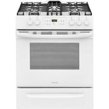 Frigidaire - 30'' Front Control Freestanding Gas Range - White