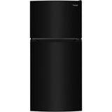 Frigidaire - 13.9 Cu. Ft. Top Freezer Refrigerator - Black