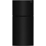 Frigidaire - 18.3 Cu. Ft. Top Freezer Refrigerator - Black