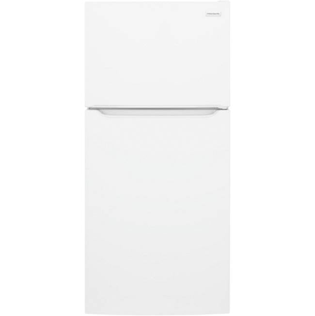 Frigidaire - 20.4 Cf Top Mount Refrig Glass Shelves Opt Icemaker Estar - White