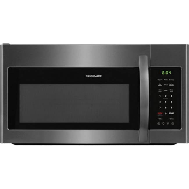 Frigidaire - 1.8 Cu. Ft. Over-The-Range Microwave - Black Stainless Steel