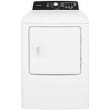 Frigidaire - 6.7 Cu. Ft. Free Standing Gas Dryer - White