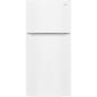 Frigidaire - 13.9 Cu. Ft. Top Freezer Refrigerator - White