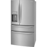 Frigidaire - 21.8 Cu. Ft. Counter-Depth 4-Door French Door Refrigerator - Stainless Steel