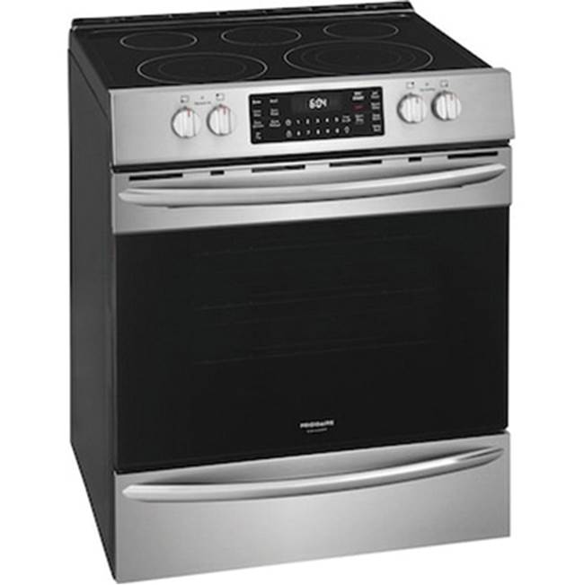 Frigidaire - 30'' Front Control Electric Range with Air Fry - Stainless Steel