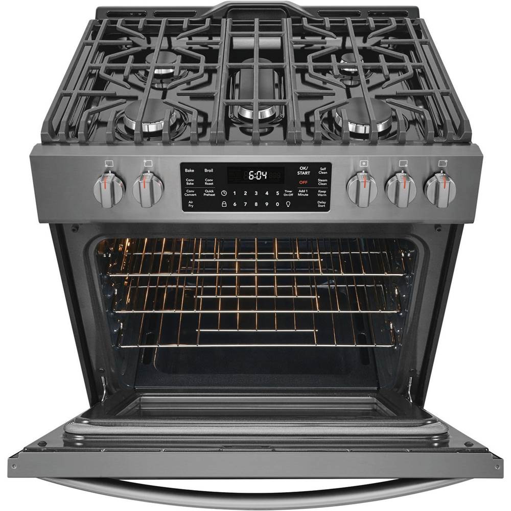 30'' Front Control Gas Range with Air Fry