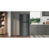 Frigidaire - 20 Cu Ft Top Mount ADA Estar Glass Shelves - Black Stainless Steel