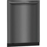 Frigidaire - 24'' Built-In Dishwasher with Dual OrbitClean Wash System - Black Stainless Steel