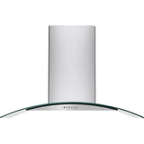 Frigidaire - 42'' Glass Canopy Island Hood - Stainless Steel
