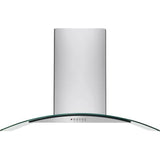Frigidaire - 36'' Glass Canopy Wall-Mount Hood - Stainless Steel
