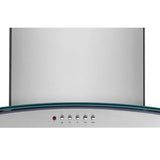 36'' Glass Canopy Wall-Mount Hood