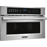 Frigidaire - 30'' Built-In Convection Microwave Oven with Drop-Down Door - Stainless Steel