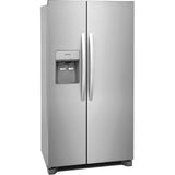 Frigidaire - 22.2 Cf Counter Depth Side by Side Refrigerator Water/Ice Dispenser - Stainless Steel