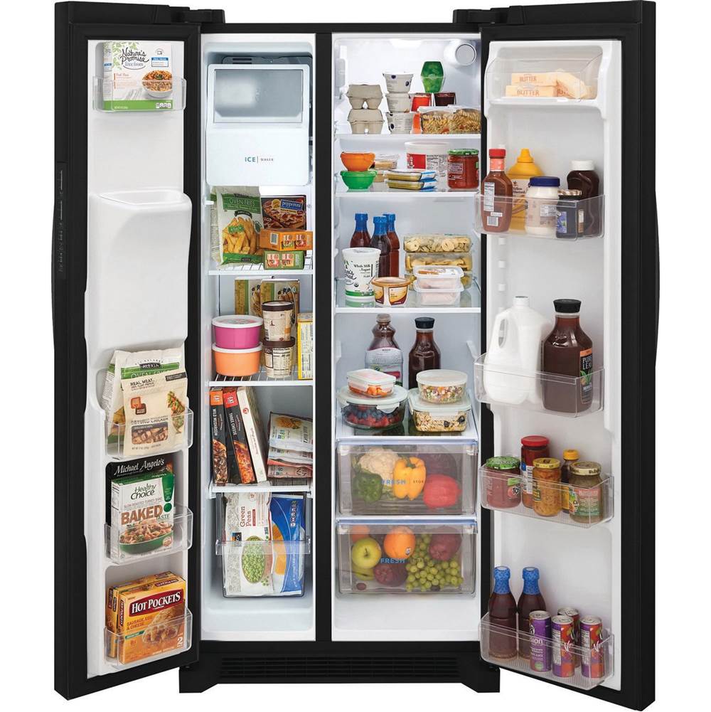 22.2 Cu Ft 33'' SD Side by Side Refrigerator Smooth Finish