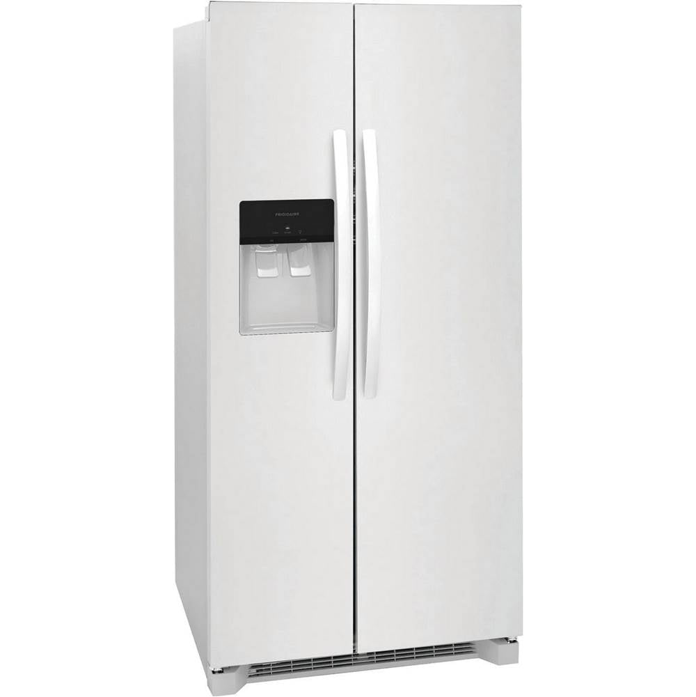Frigidaire - 22.2 Cu Ft SD Side by Side Refrigerator Smooth Finish - White