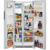 22.2 Cu Ft 33'' SD Side by Side Refrigerator Smooth Finish