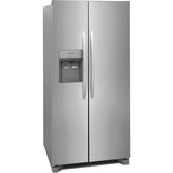 Frigidaire - 22 Cf Side By Side Standard Depth - Stainless Steel