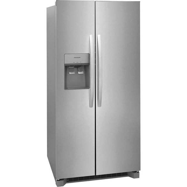 Frigidaire - 22 Cf Side By Side Standard Depth - Stainless Steel