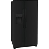 Frigidaire - 25.6 Cu Ft 36'' SD Side by Side Refrigerator - Black