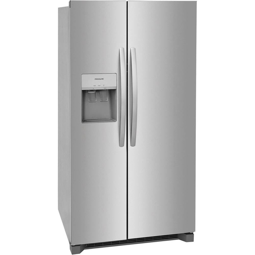 Frigidaire - 25.6 Cu Ft 36'' SD Side by Side Refrigerator - Stainless Steel