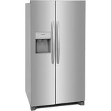 Frigidaire - 25.6 Cu Ft 36'' SD Side by Side Refrigerator - Stainless Steel