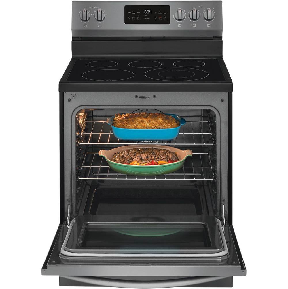 30'' Freestanding Electric Range with Steam Clean