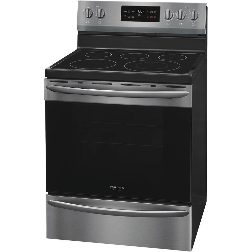 30'' Freestanding Electric Range with Steam Clean