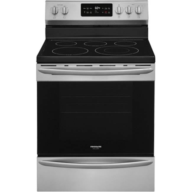 Frigidaire - 30'' Freestanding Electric Range with Steam Clean - Stainless Steel