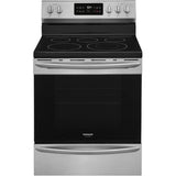 Frigidaire - 30'' Freestanding Electric Range with Steam Clean - Stainless Steel