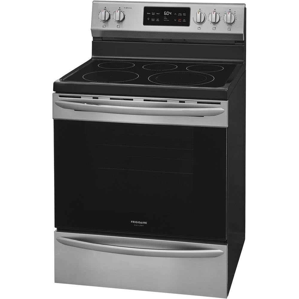 30'' Freestanding Electric Range with Steam Clean