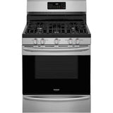 Frigidaire - 30'' Freestanding Gas Range with Air Fry - Stainless Steel