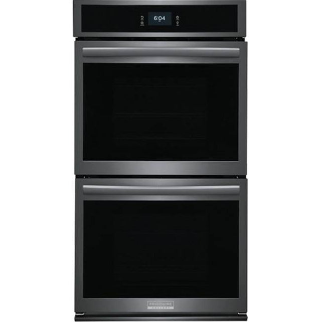 Frigidaire - 27'' Electric Double Wall Oven - Black Stainless Steel