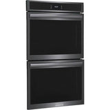 Frigidaire - 30'' Electric Double Wall Oven - Black Stainless Steel