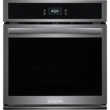 Frigidaire - 27'' Electric Single Wall Oven - Black Stainless Steel