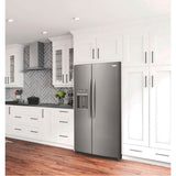 22.2 Cf 36'' Counter Depth Side by Side Refrigerator Water/Ice Dispenser
