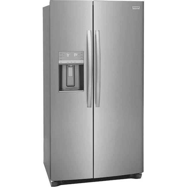 Frigidaire - 22.2 Cf 36'' Counter Depth Side by Side Refrigerator Water/Ice Dispenser - Stainless Steel