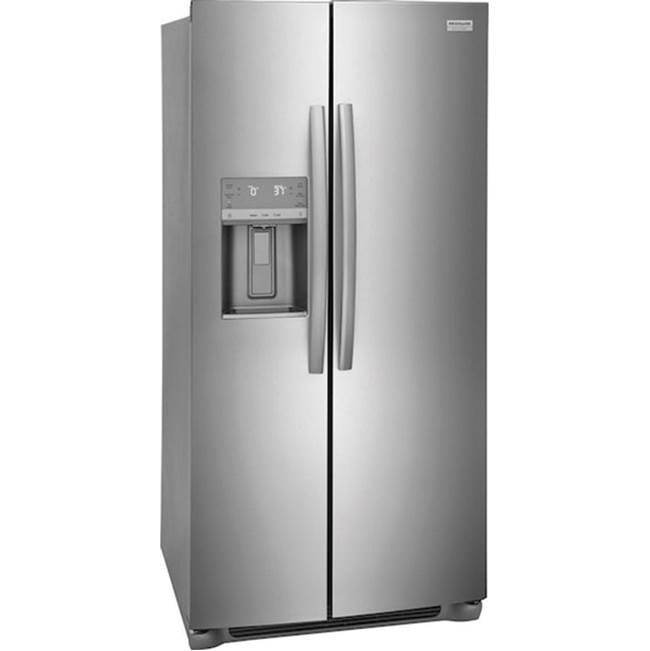 Frigidaire - 22.2 Cu Ft 33'' SD Side by Side Refrigerator ADA Estar - Stainless Steel