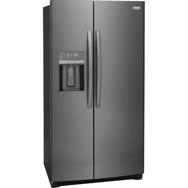 Frigidaire - 25.6 Cu Ft 36'' SD Side by Side Refrigerator ADA Estar - Black Stainless Steel