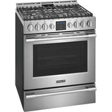 Frigidaire - Frigidaire Professional 30'' Front Control Gas Range with Air Fry - Stainless Steel