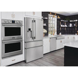 Frigidaire - 21.8 Cu. Ft. Counter-Depth 4-Door French Door Refrigerator - Stainless Steel